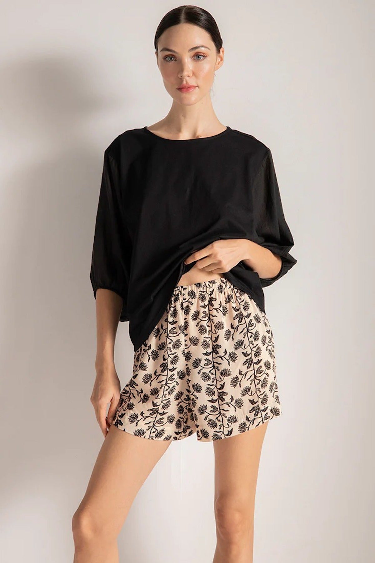 3/4 Sleeved Blouse - EVAMAIA
