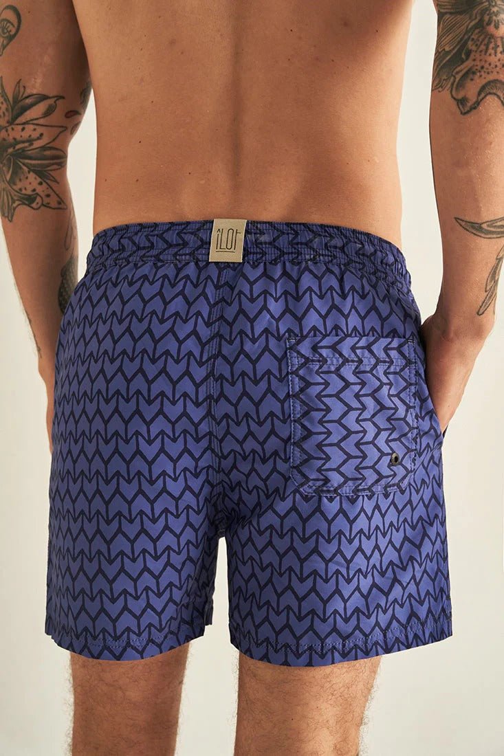 Arrows Swim Trunks for Men - EVAMAIA