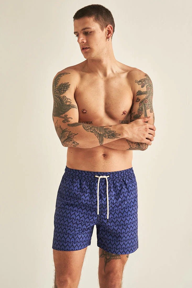 Arrows Swim Trunks for Men - EVAMAIA