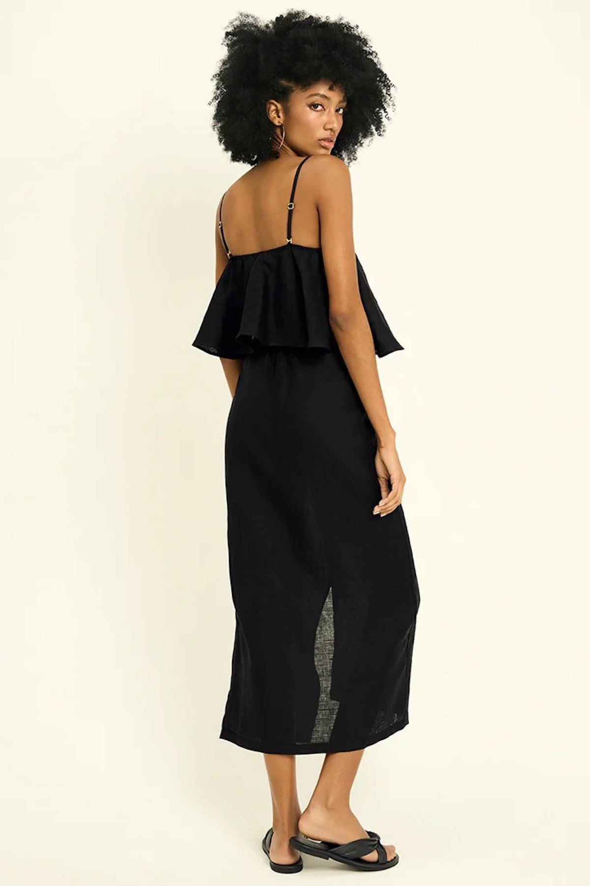 Dune Pareo Skirt with Front Tie Detail - EVAMAIA
