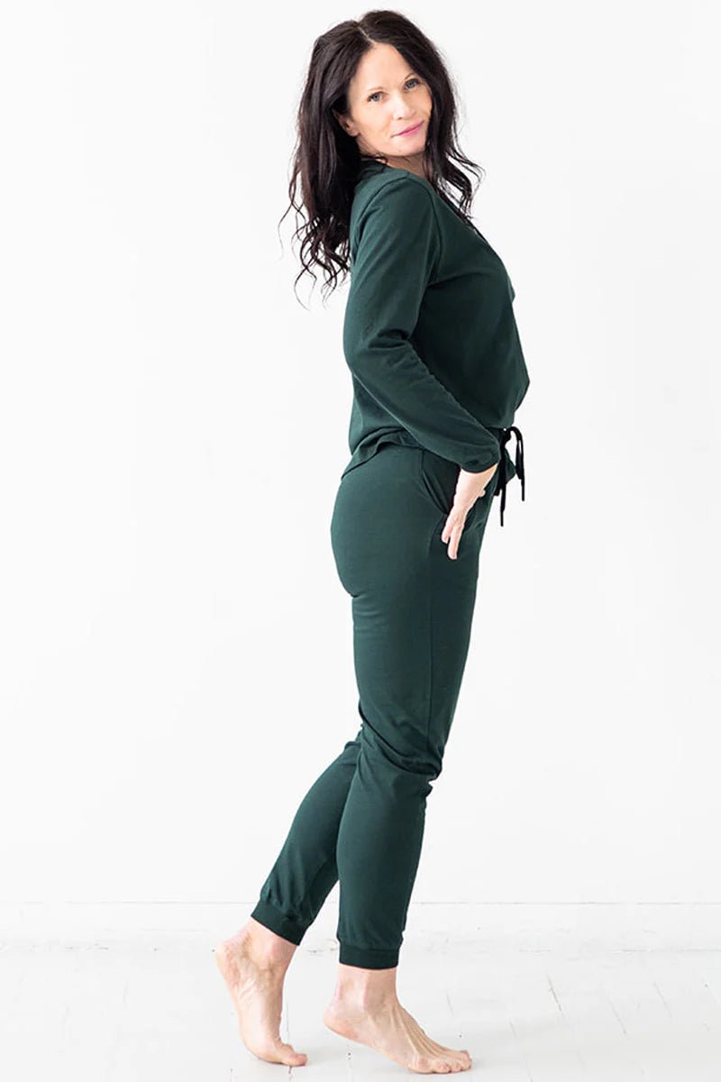 Joggers in Pima Cotton - EVAMAIA