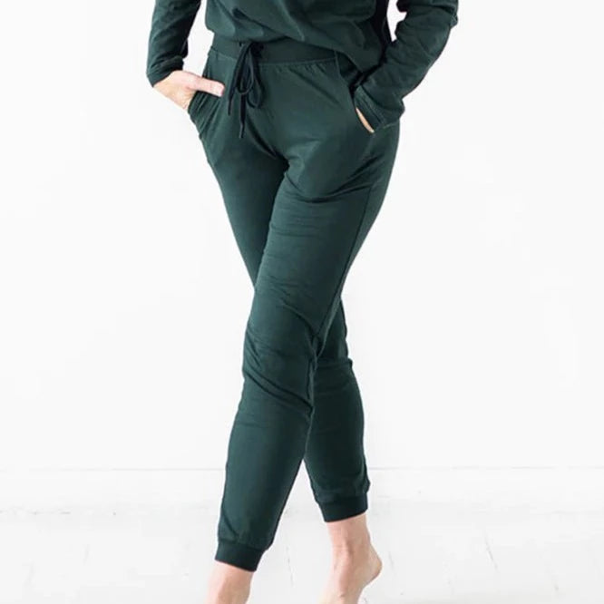 Joggers in Pima Cotton - EVAMAIA