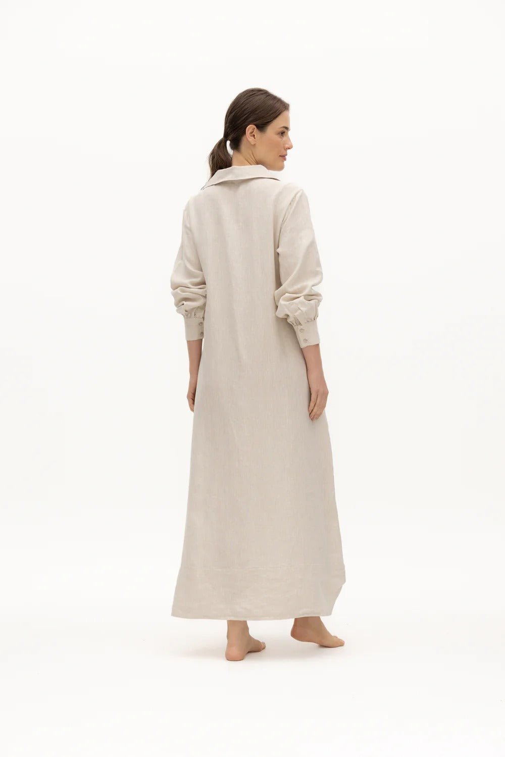 Marea Linen Dress - EVAMAIA