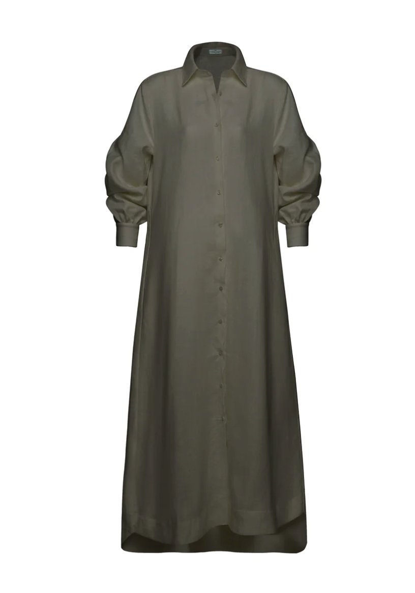 Marea Linen Dress - EVAMAIA