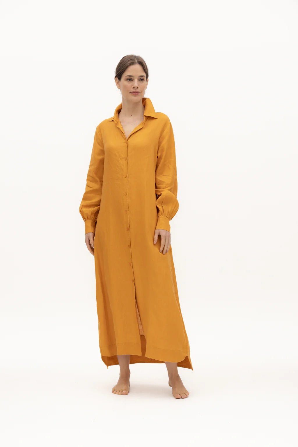 Marea Linen Dress - EVAMAIA