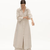 Marea Linen Dress - EVAMAIA