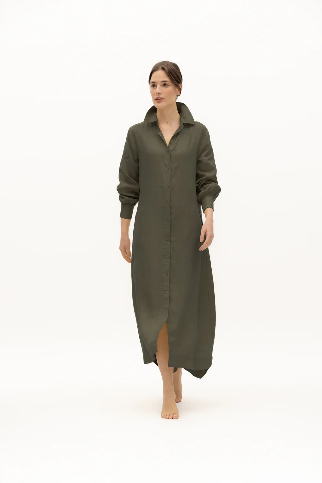 Marea Linen Dress - EVAMAIA