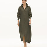 Marea Linen Dress - EVAMAIA