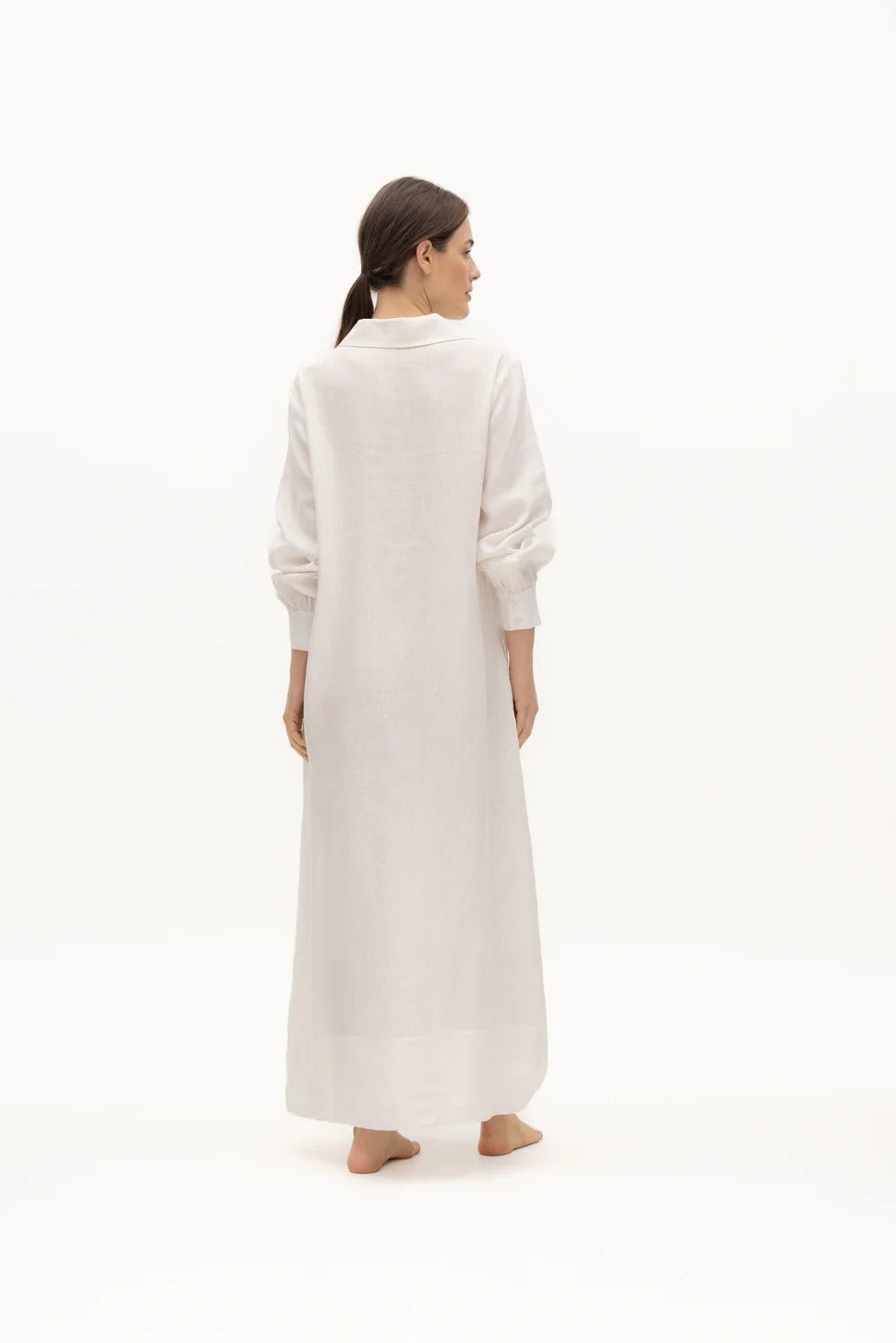 Marea Linen Dress - EVAMAIA