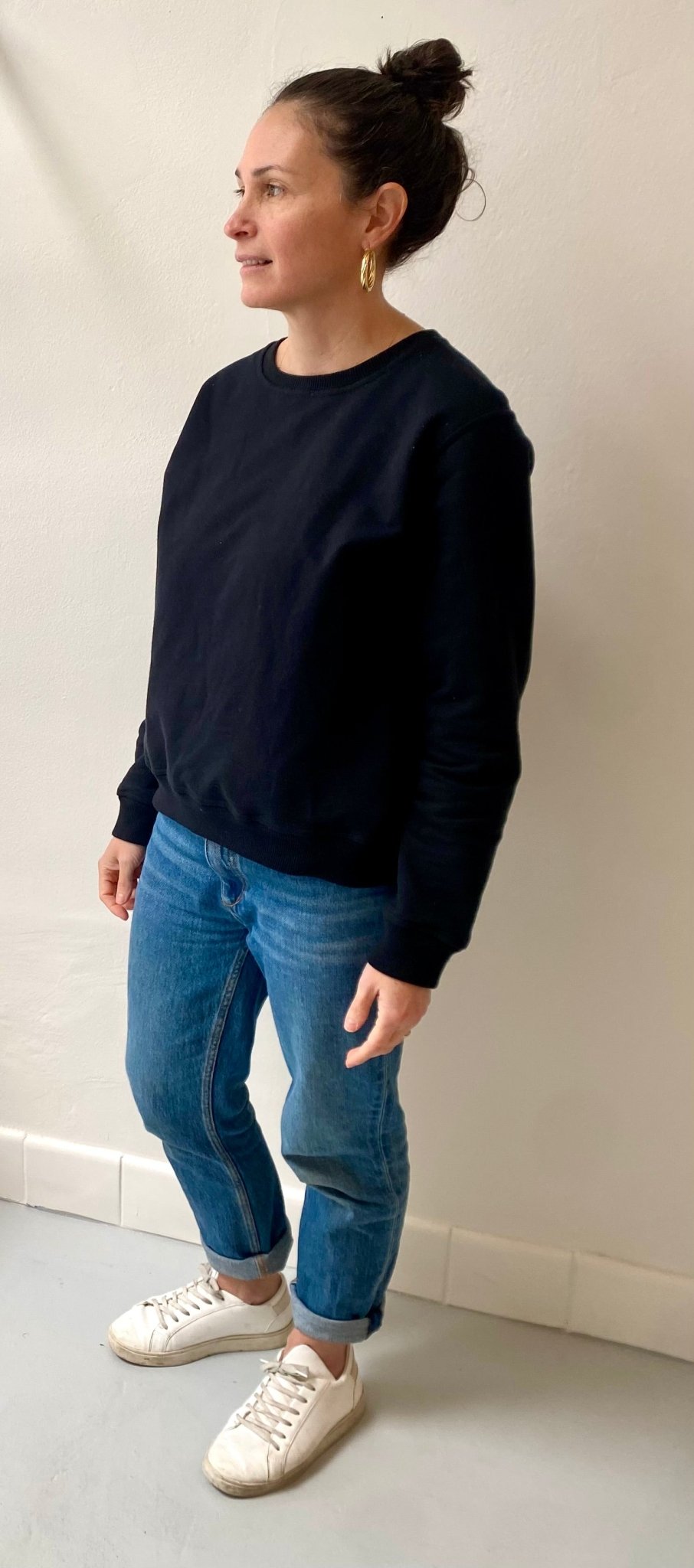 Pima Cotton Sweatshirt - EVAMAIA