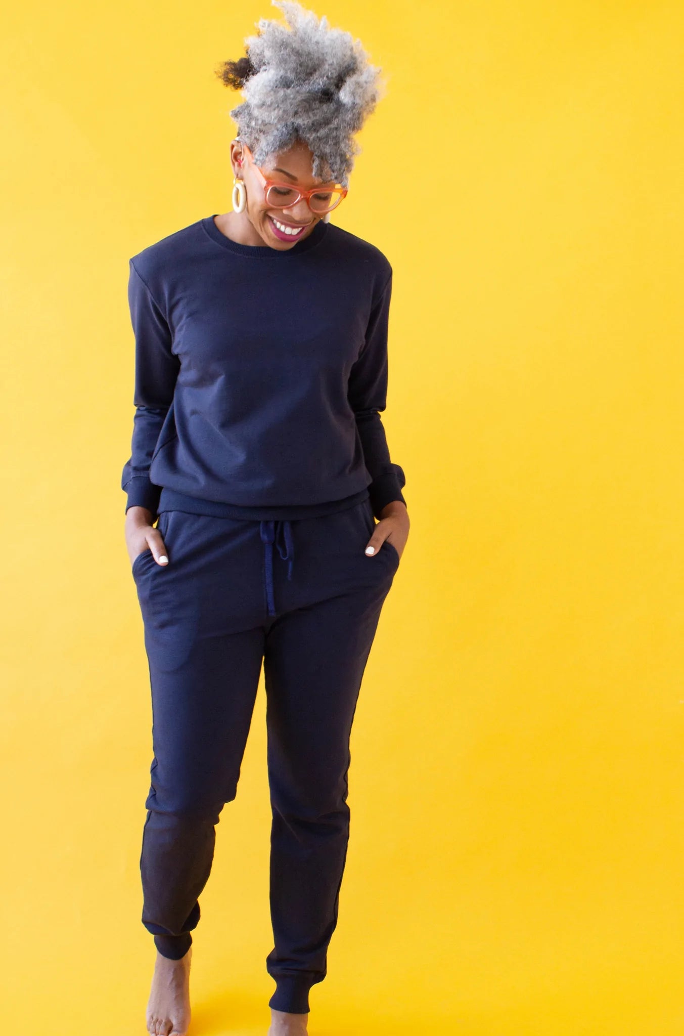 Pima Cotton Sweatshirt - EVAMAIA