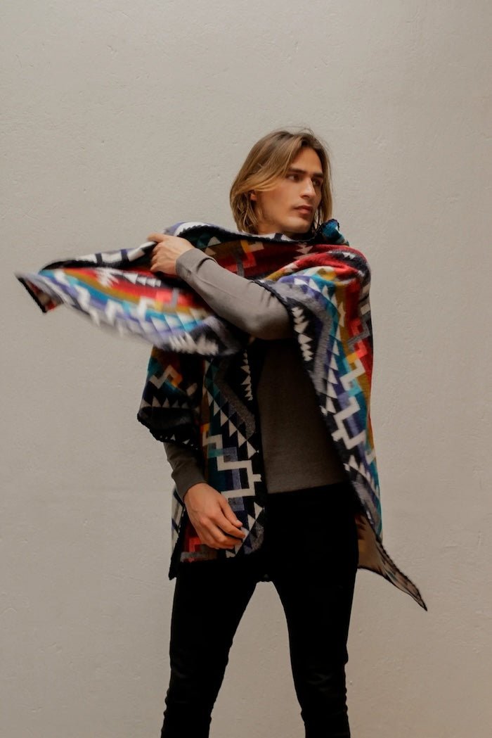Red Etnico Poncho - EVAMAIA