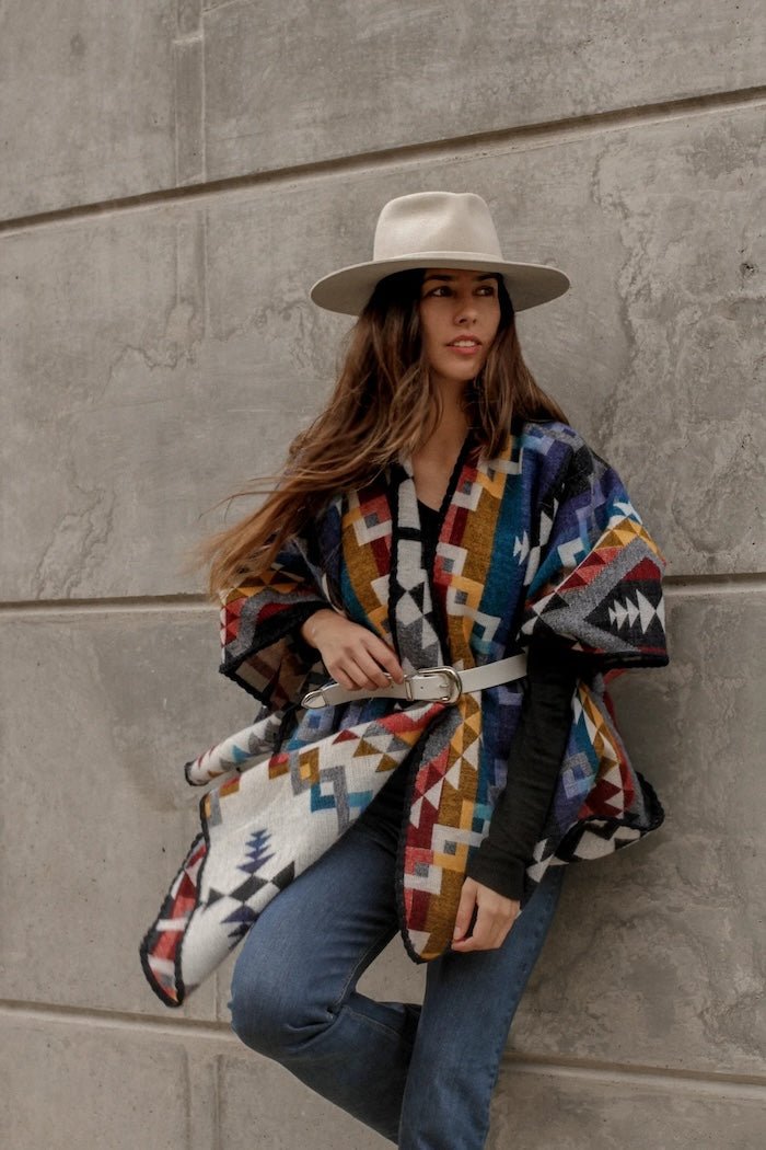 Red Etnico Poncho - EVAMAIA
