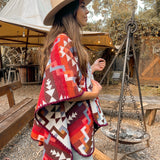 Red Etnico Poncho - EVAMAIA