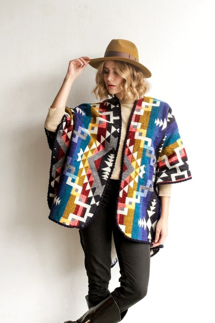 Red Etnico Poncho - EVAMAIA