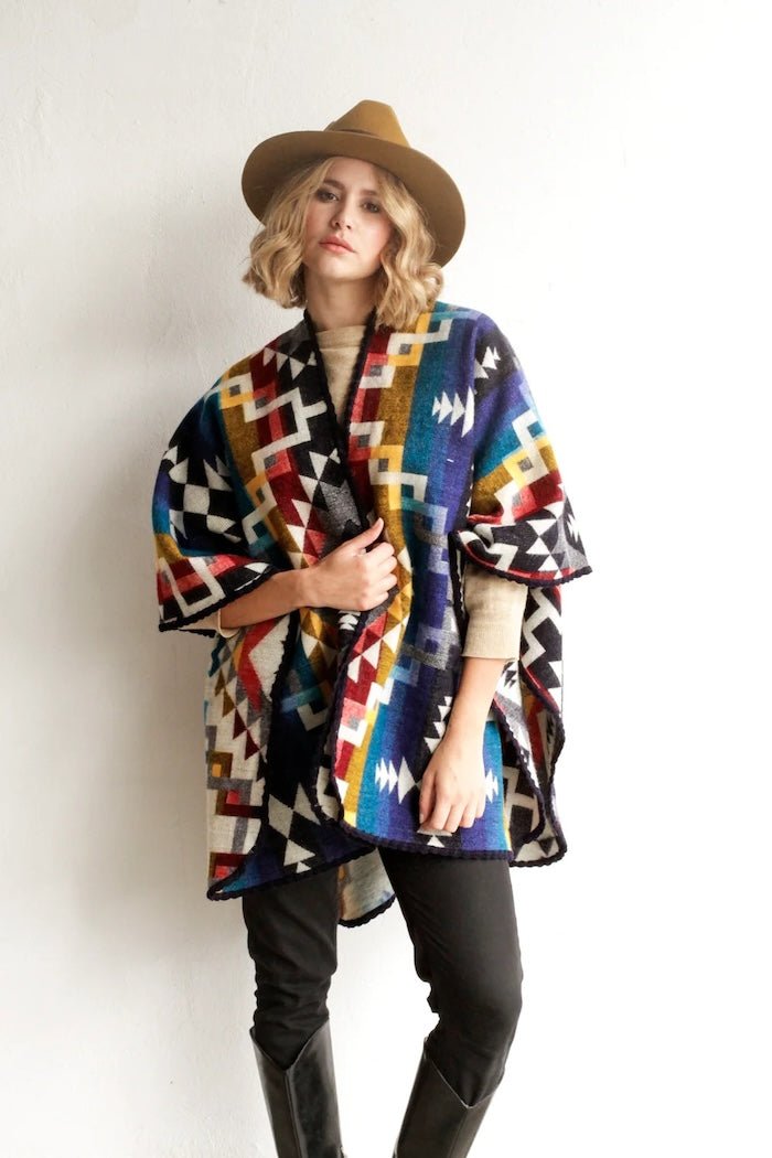 Red Etnico Poncho - EVAMAIA