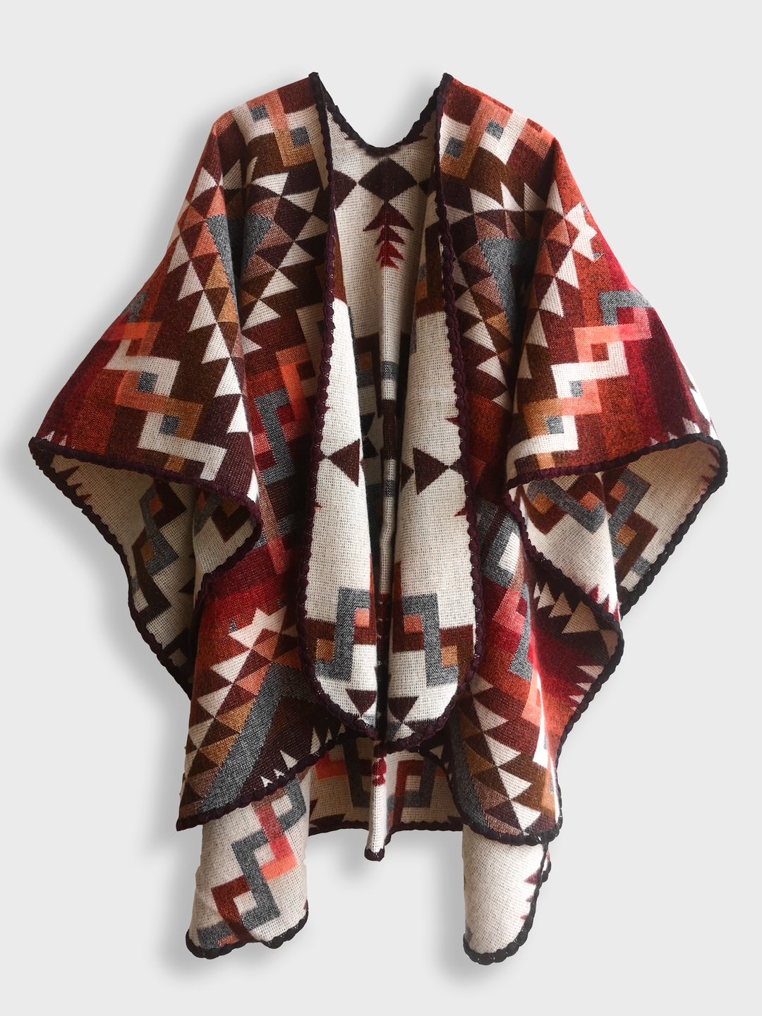 Red Etnico Poncho - EVAMAIA