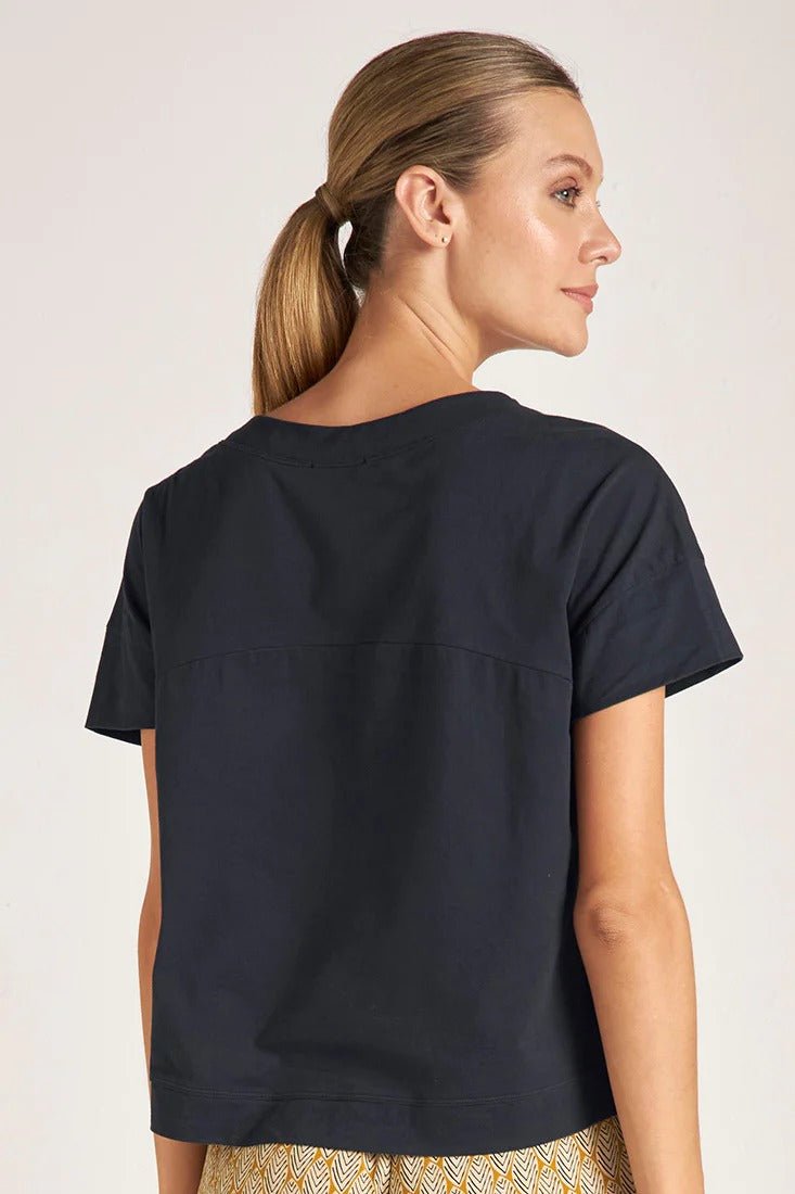 Soft Cotton Crewneck T-Shirt - EVAMAIA