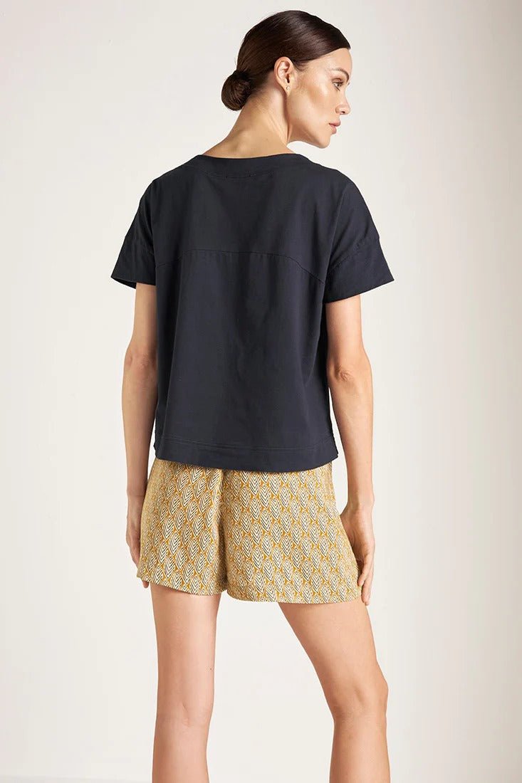 Soft Cotton Crewneck T-Shirt - EVAMAIA