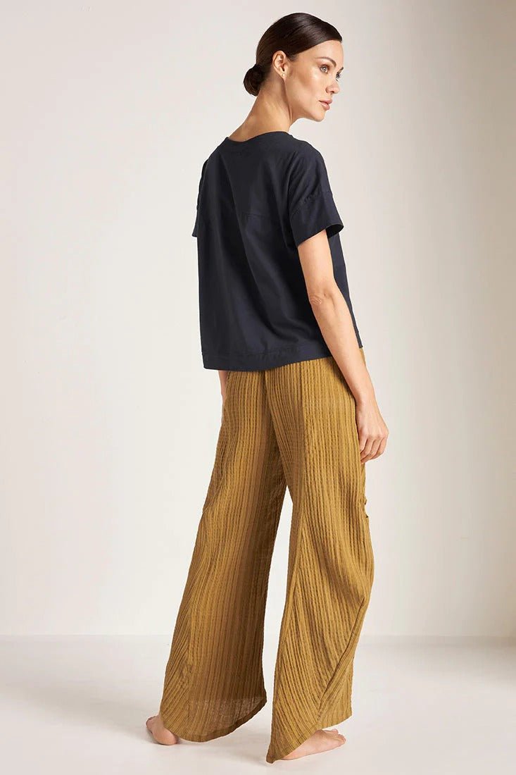 Soft Cotton Crewneck T-Shirt - EVAMAIA