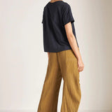Soft Cotton Crewneck T-Shirt - EVAMAIA