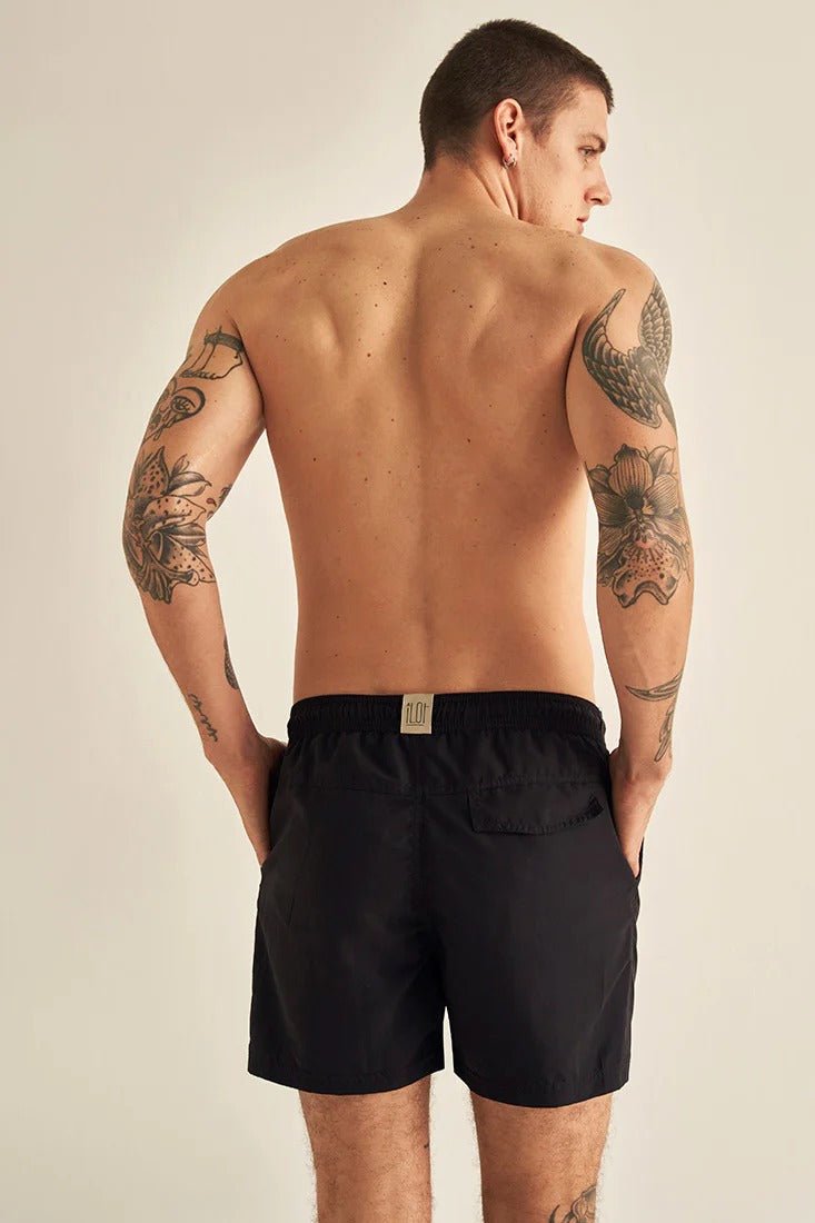 Solid Swim Trunks for Men - Short Length - EVAMAIA