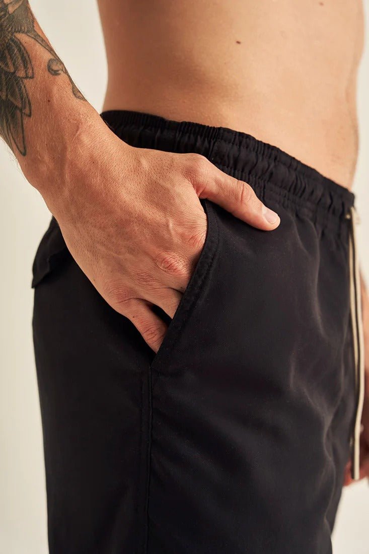 Solid Swim Trunks for Men - Short Length - EVAMAIA
