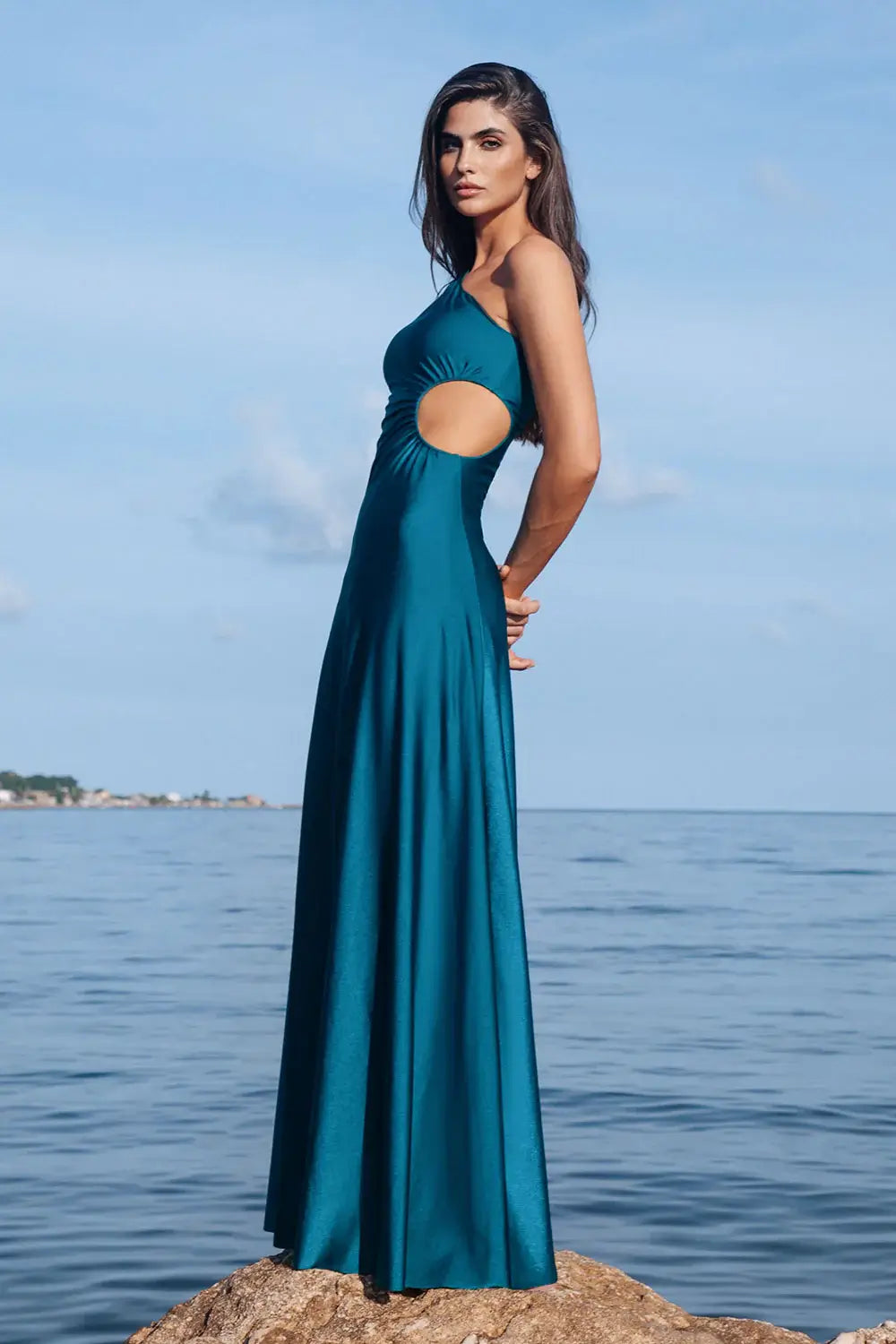 Mar de Lua Savanna Azure Maxi Dress | EVAMAIA Boutique LA Mar de Lua Savanna Azure Maxi Dress | EVAMAIA Boutique LA