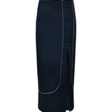 Caterina Navy Pencil Skirt