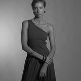 Daphne Black Cotton Dress