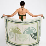 Taylor Oversized Rectangular Sarong with Tassels