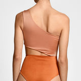 Diana Drapped One Piece Swimsuit - Full Coverage