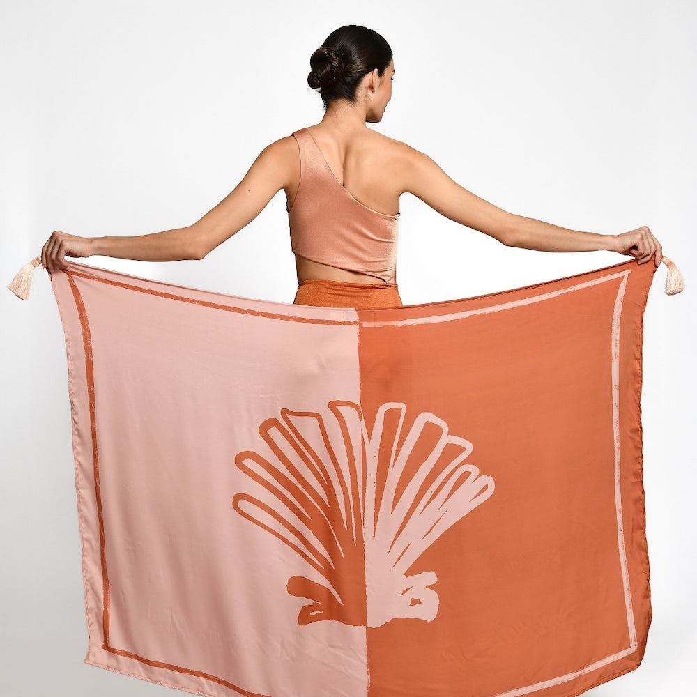 Taylor Oversized Rectangular Sarong with Tassels