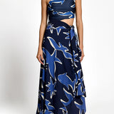 Eli Ruffle Hem Wrap Skirt Cover Up