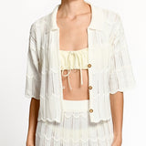 Lau Ivory Knitted Blouse