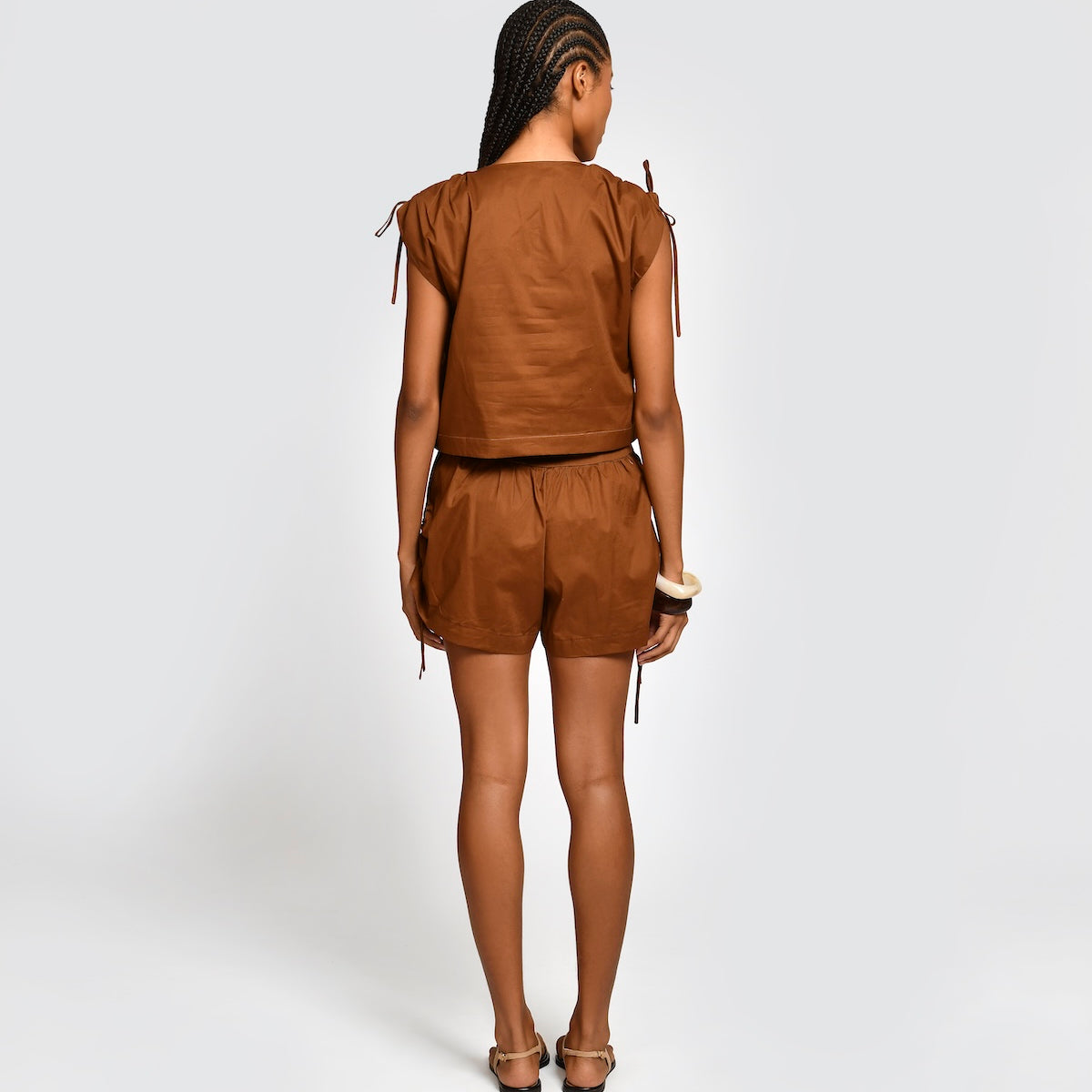 Cleo Blouse - Brown