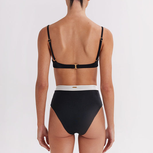 Hana Black Bikini Top