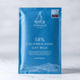 Blue Spinnaker chocolate bar packaging on a white background.