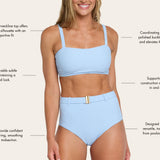 Lucia Belted High Waisted Bottom
