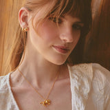 Gone Country 24k Gold Plated Necklace and Horse Charm