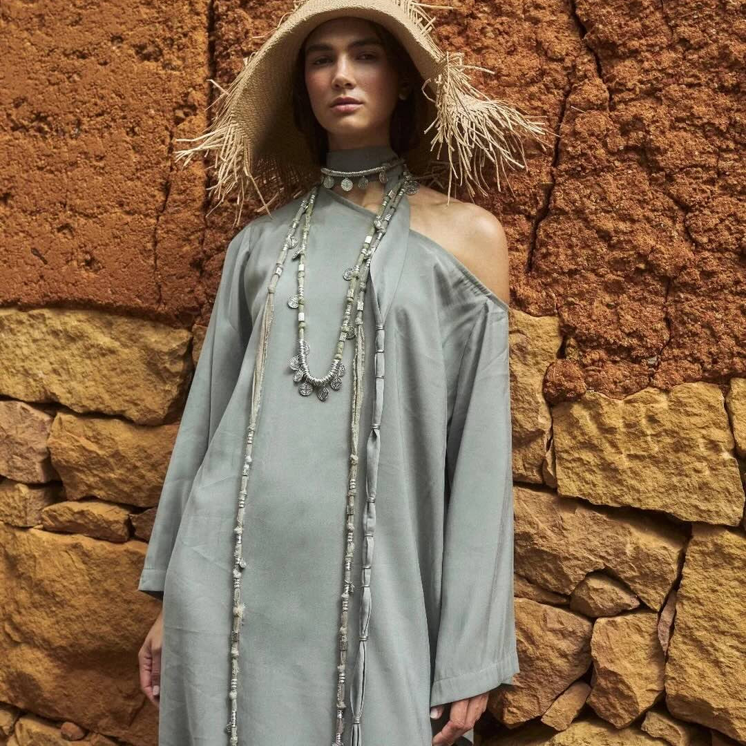 Piedra del Río One Shoulder Dress