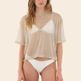 Golden Glow Sheer Shirt