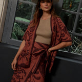 Agave Short Kimono and Cover Up