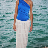 Ponto Ivory Knitted Skirt