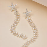 Snow Star Statement Earrings