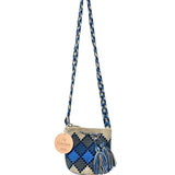 Mini Wayuu Bags - Blue Tones