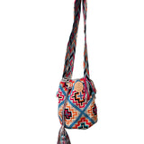 Oversized Wayuu Mochila - Pinks & Greys
