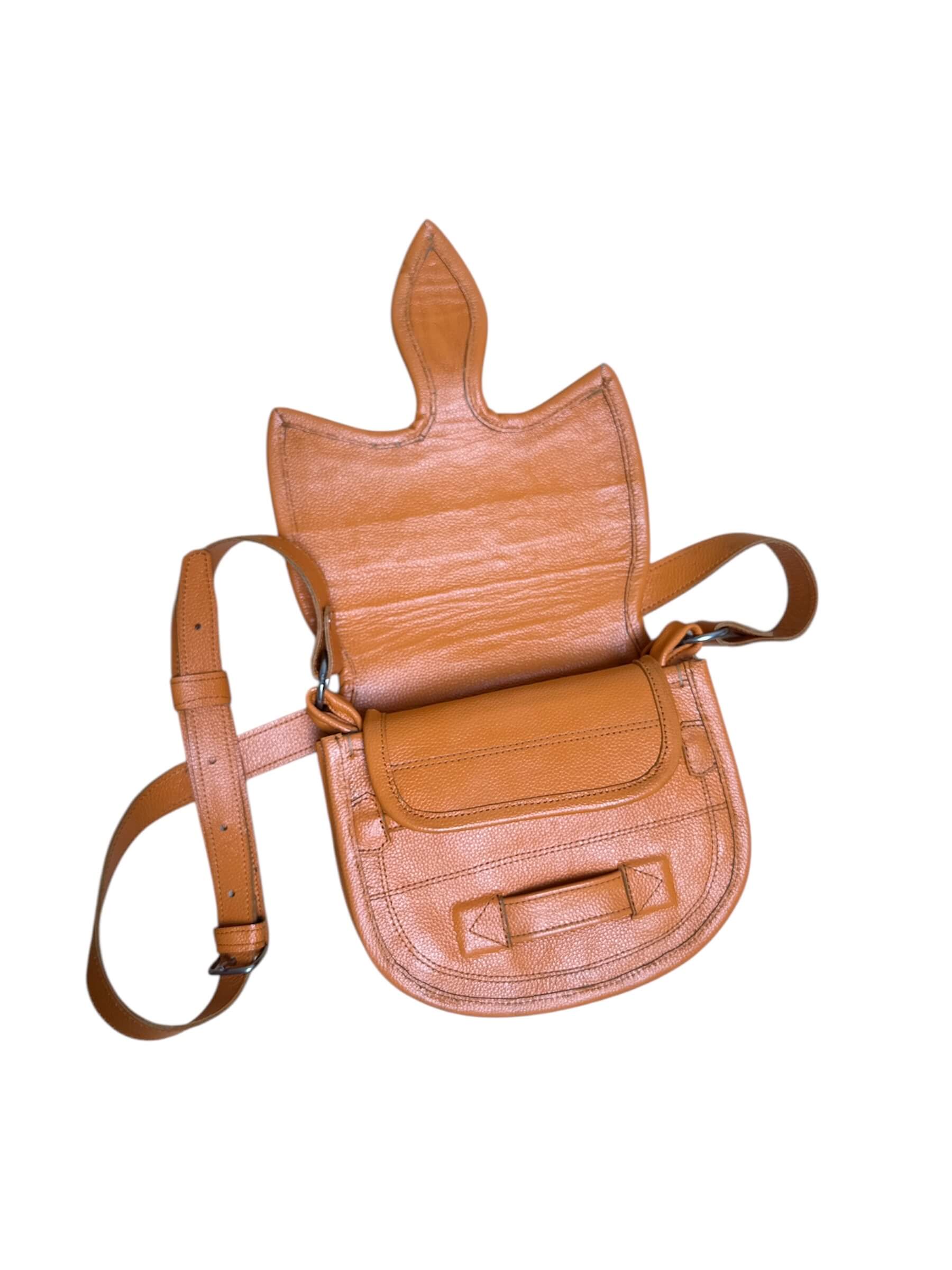 Orange carrell crossbody purse. 