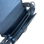 Animal print leather carriell crossbody purse. 