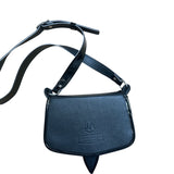 Animal print leather carriell crossbody purse. 